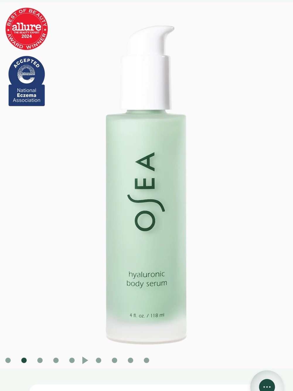 BRAND NEW Osea hyaluronic body serum